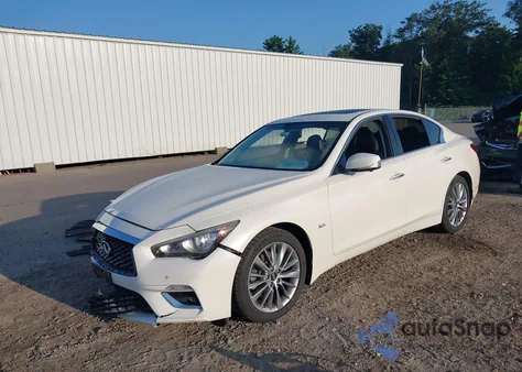 2018 Infiniti Q50 3.0T Luxe from USA, damaged, VIN JN1EV7AR0JM445557